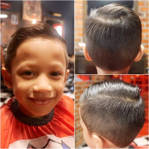 cara potong rambut budak lelaki