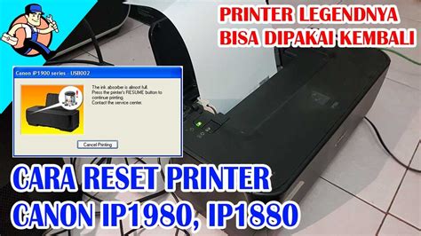 cara reset canon ip1880 ink absorber full