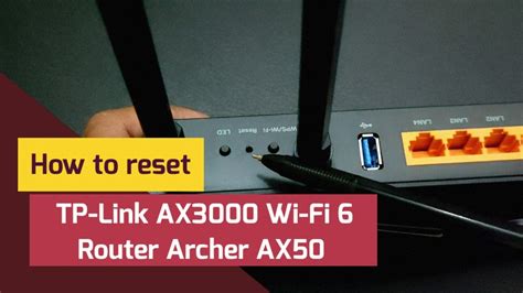cara reset router tp link