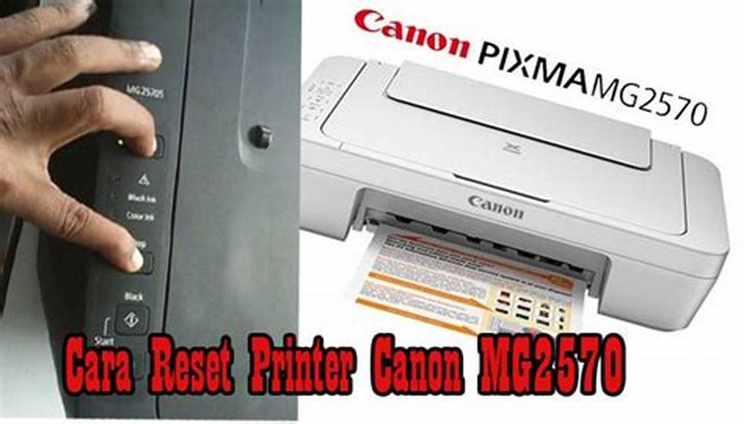 Cara mengganti cartridge pada printer Canon MG2570