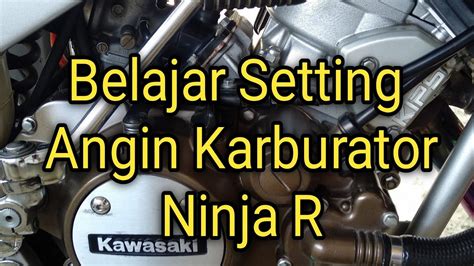 Cara setting PJ&MJ Karburator Ninja RR MIKUNI 28 & KEIHIN PE 28 YouTube