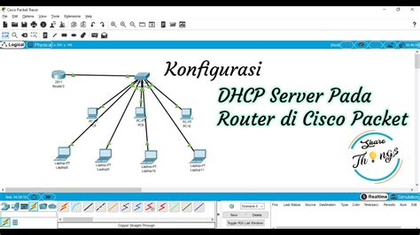 cara setting dhcp server di router cisco