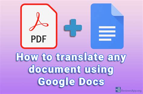 cara translate pdf di google docs