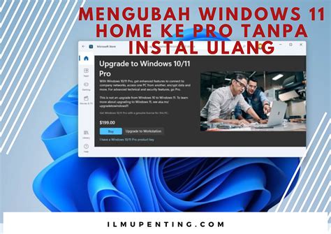 cara upgrade windows home ke pro