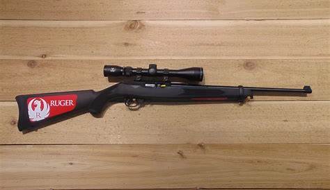 Ruger 10/22 Semi Auto Rifle With Viridian EON 3-9x40 Scope .22 LR 18.5