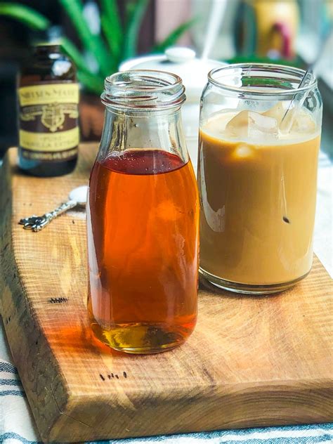 Salted Caramel Coffee Syrup A Healthy Makeover
