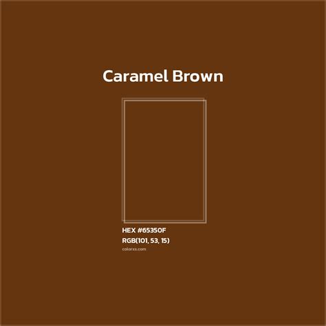 Caramel Brown Color Code