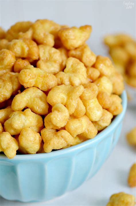 caramel corn using puff corn