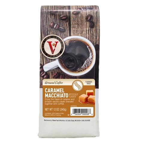 caramel macchiato coffee grounds