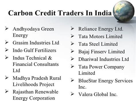 carbon credit trading companies in india