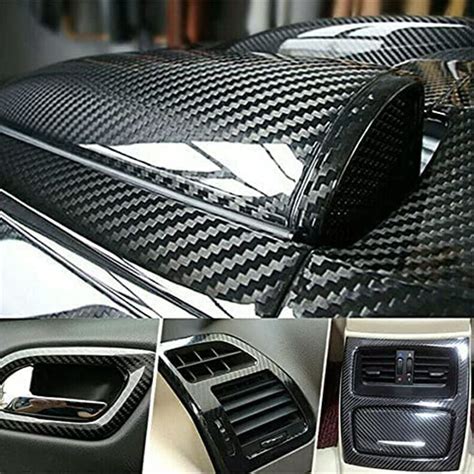 Carbon Fiber Car Interior Wrap