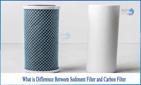 Carbon Filter Vs Sediment Filter