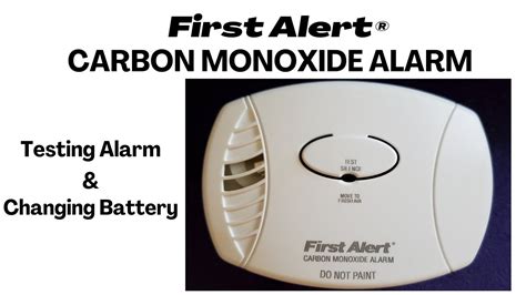 Carbon monoxide alarm testing