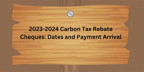 carbon rebate dates 2023