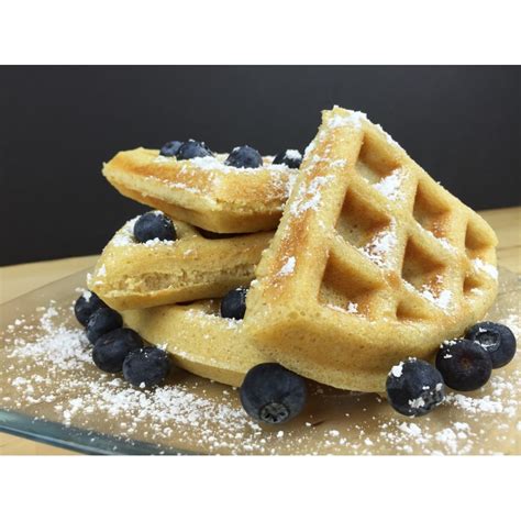 carbs in belgian waffle