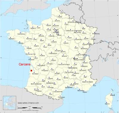 Plan Carcans carte ville Carcans