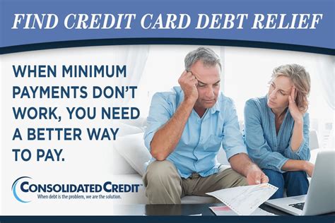 card credit debt help relief