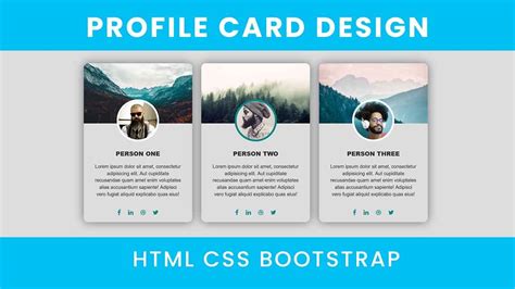 Card Designs Bootstrap