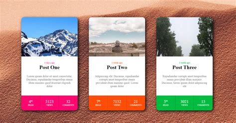 Card Examples Html Css