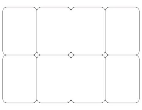 Template For Cards In Word