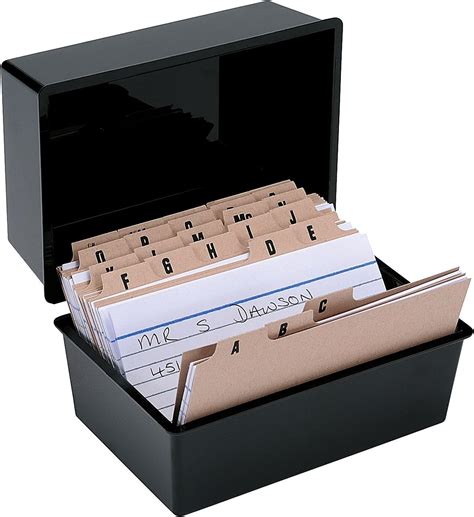 card index box