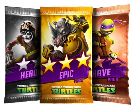 card pack codes for tmnt legends