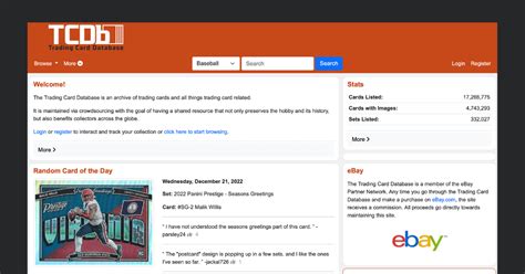 Card Trading Database