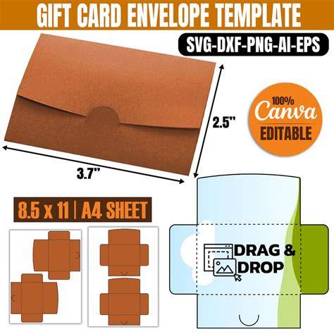 Download card-envelope-printable-template SVG