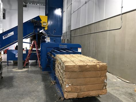 Cardboard Baler Machine