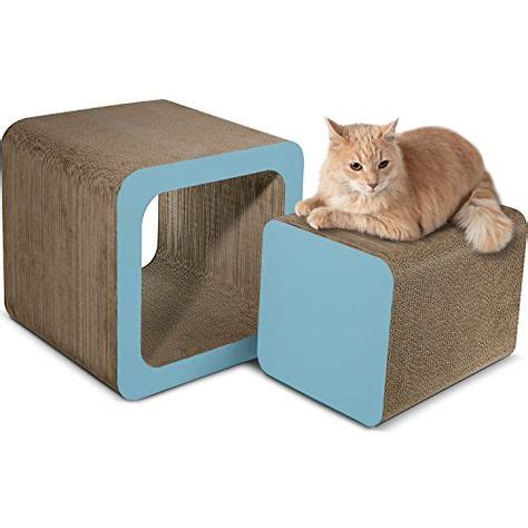 Cardboard Cat Scratching Cube