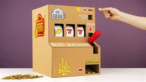Cardboard Slot Machine