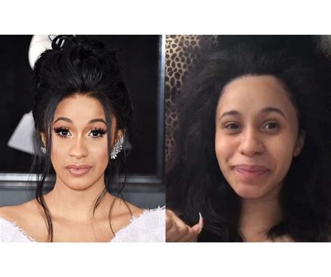 16 Pictures Of Cardi B Without Makeup That Will Shocked You Siachen