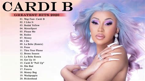 cardi b song list youtube