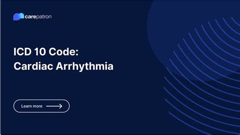 cardiac arrhythmia icd 10 classification