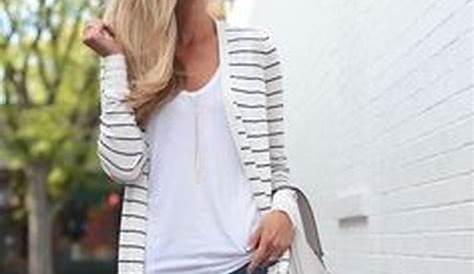 Summer Outfit Ideas with a Long Striped Cardigan Styled 3 Ways