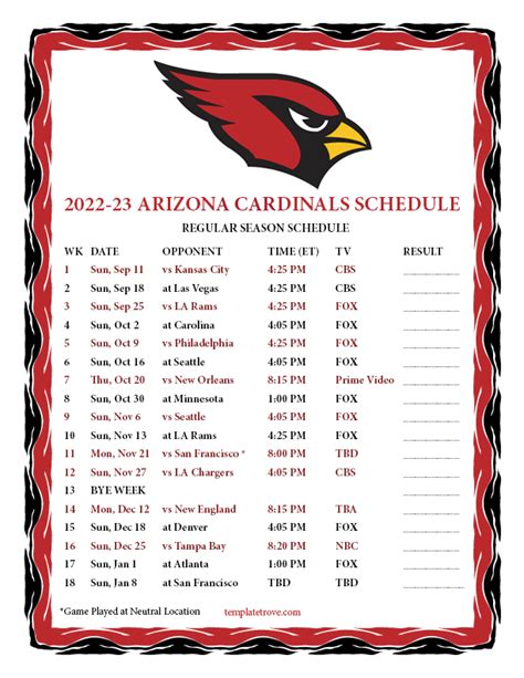 cardinals game schedule 2021