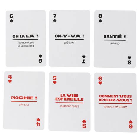 Cards In French Language