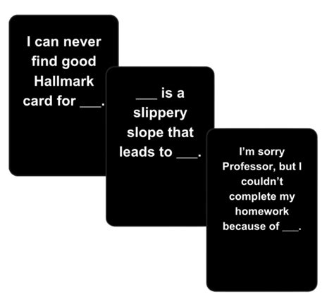 Cards Of Humanity Example Question