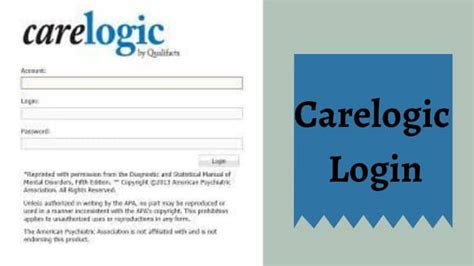 Get Carelogic Login Here Direct Link