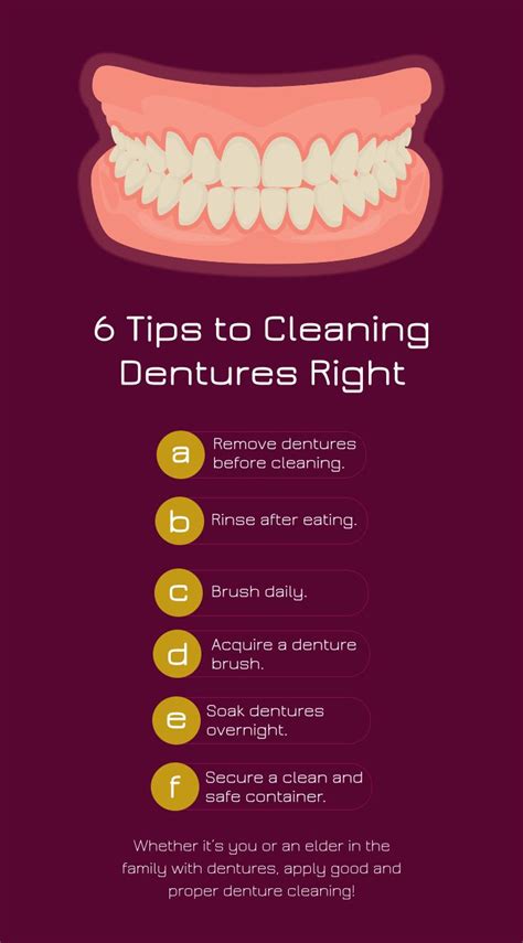 care instructions for dentures