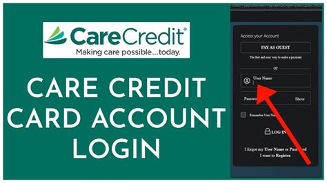 carecredit synchrony bank credit card login
