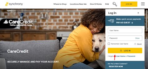 carecredit synchrony credit card login