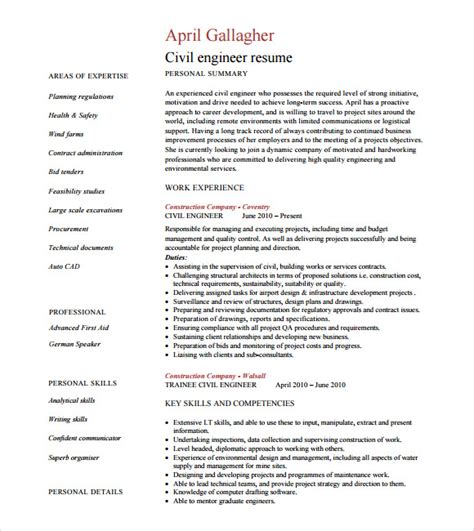 30 Civil Engineering Resume Objective in 2020 Resume
