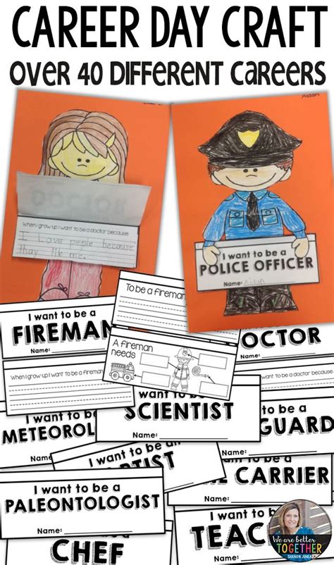 Career Day Printables For Elementary