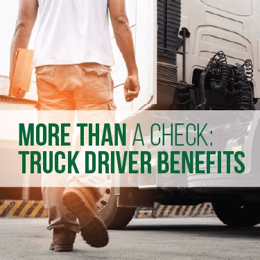 career in truck driving benefits
