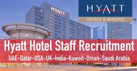 career with hyatt hotels and resort