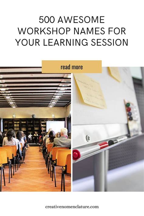 Career Workshop Names