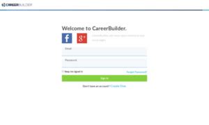 careerbuilder employer login page usa