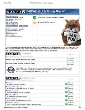 carfax dealer login