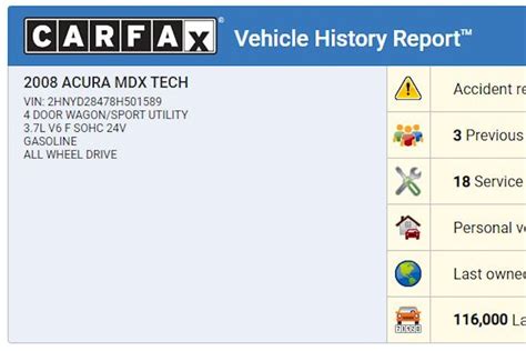 carfax report on my car